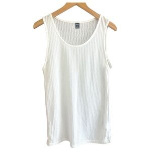 SHEIN White Knit Tank Top